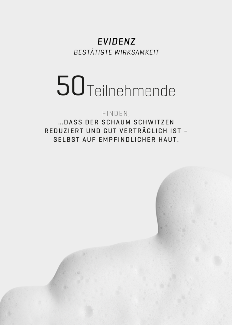 Sensitive Schaum Studienaussage